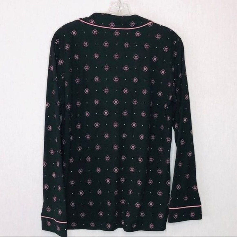 Alfani Printed Super-Soft Pajama TOP, mod medallio - Picture 6 of 7